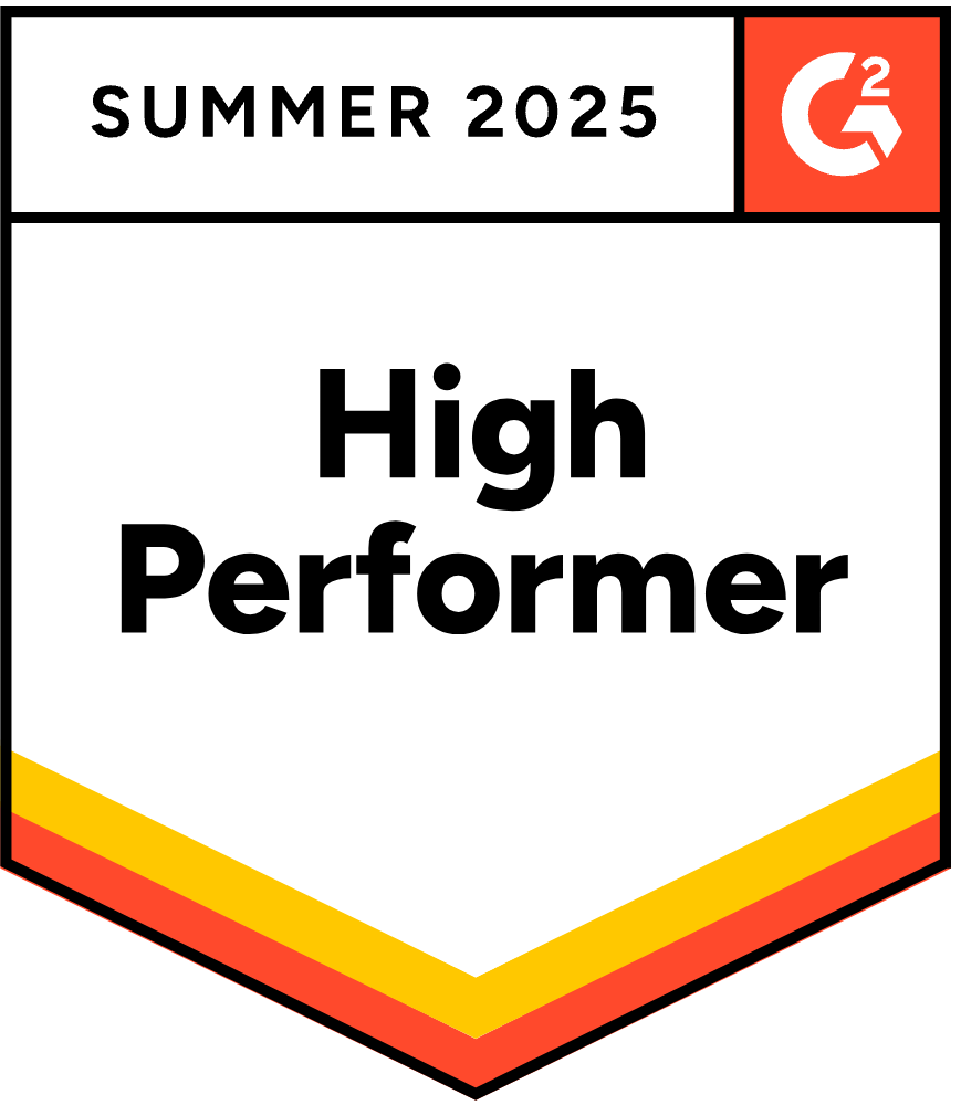 G2 - High Performer Summer 2025